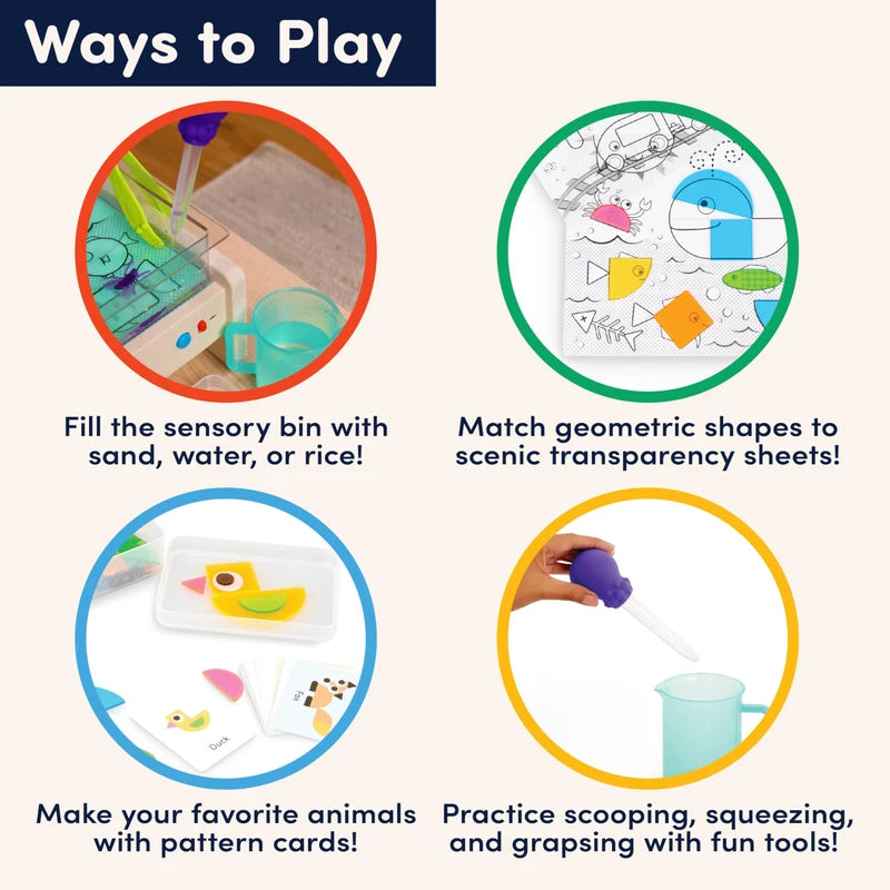 Battat Education – Tracing Light Box – Light Table for Kids – Sensory Lights – Light Up Board for Kids – 3 Years + – Bright Explorer