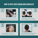 Batcı Hair Concealer & Filling Cream for Bald Spots & Thinning Hair – Waterproof, Sweat-Proof Scalp Coverage – Natural Root Touch-Up Cream for Men & Women – 30ml