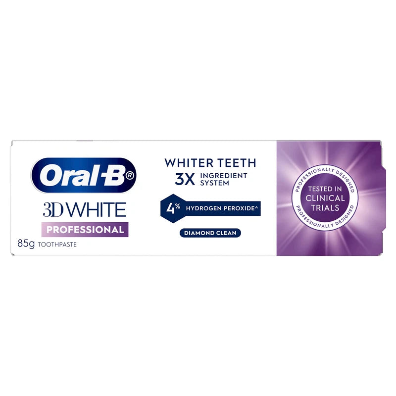 Oral-B 3D White Professional Whiter Teeth Diamond Clean 85g