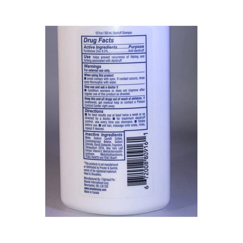 NextGen Salon Professionals Pyrithione Zinc Dandruff Shampoo Classic Clean 12 oz