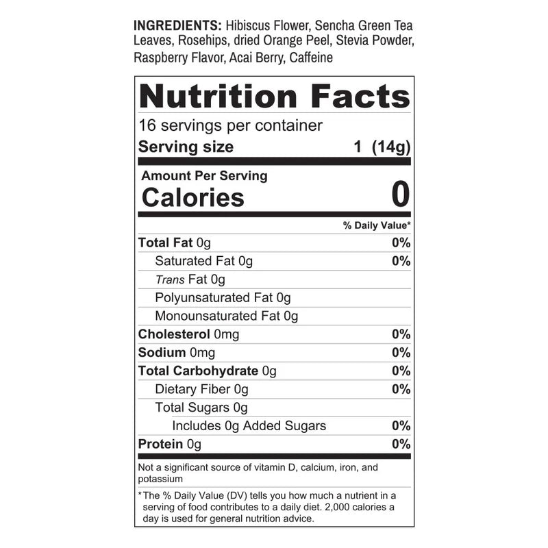 HTeaO Iced Tea (Blueberry Green, 16 CT)