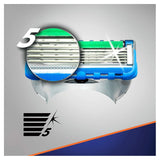 Gillette Fusion5 ProGlide Power Razor Blades for Men with Precision Trimmer, Pack of 8 Refill Blades