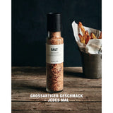 Nicolas Vahe Chilli Salt Ceramic Salt and Herb Mill French Sea Salt with Chilli in Danish Design