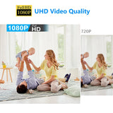 WCFHS Free 64G Smallest Wireless WiFi Battery Camera, Concealed Cam, Coin Size Camera, HD1080P Video Recording Live Feed For Night Vision, Motion Detection, Cloud Storage for Security with iOS Android APP