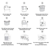 280 Slim Diaper Slim Liner Refills Compatible with Janibell Akord 280 Slim Model Adult Refills, A Single Liner Pack Will Last for Over 500 Adult Briefs Using, 6 Pack