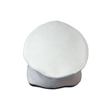 Captain Sauna Hat 100% Wool Felt Banya Hat with Embroidery to Protect Your Head from Heat, White/Opulent Garden