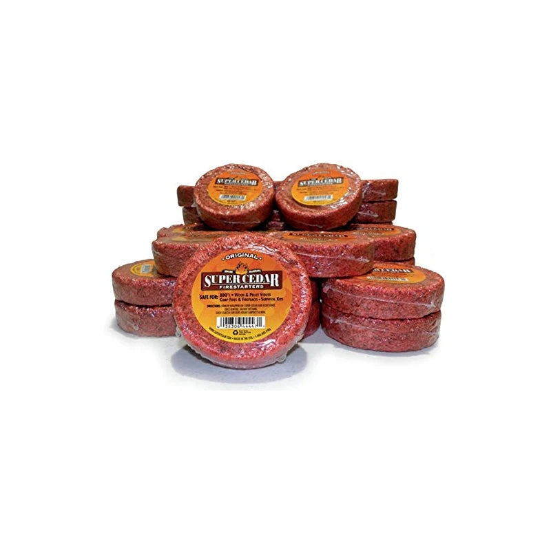 SUPER CEDAR FIRESTARTERS - 36 Count