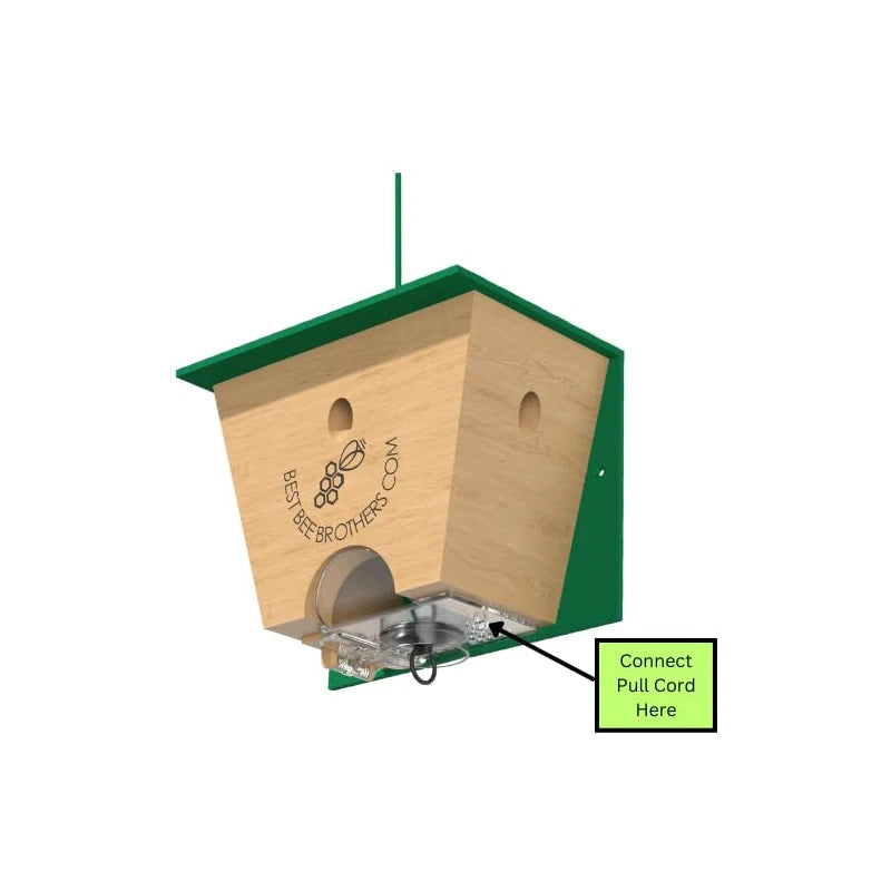 Best Bee Brothers Best Bee Brother Turbo Trap 2.0, Professional-Grade Carpenter Bee Trap for Outside with Bee Vault, Large Viewport & Spring-Loaded Door, 4.1 W x 4.8 H x 5.9 D (2 Pack)