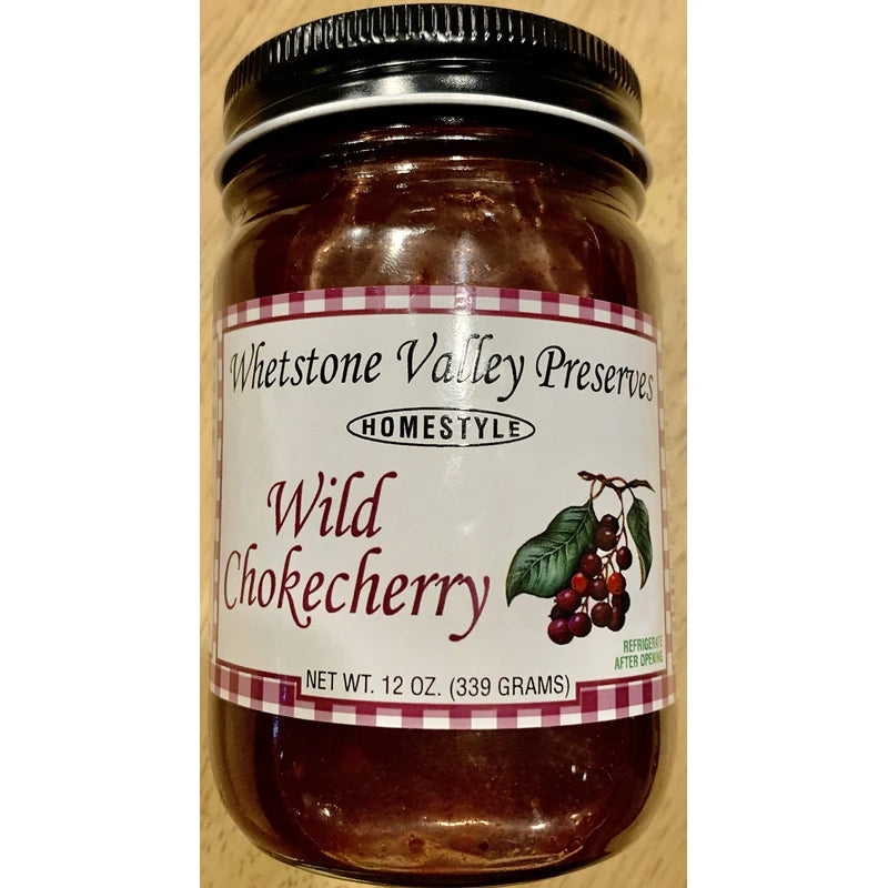 Homestyle Wild Chokecherry Jam (Hand Picked Fruit)