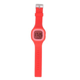 Children Digital Watch Alarm 50M Waterproof Shockproof Drop Resistant Child Digital Sport Outdoor Watch for Daily Use Red