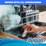 Generic Splash Rinse Dishwasher Cleaner Tablets - Deep Cleaning For All Dishwasher Machine Models, 1 Count (Pack of 6)