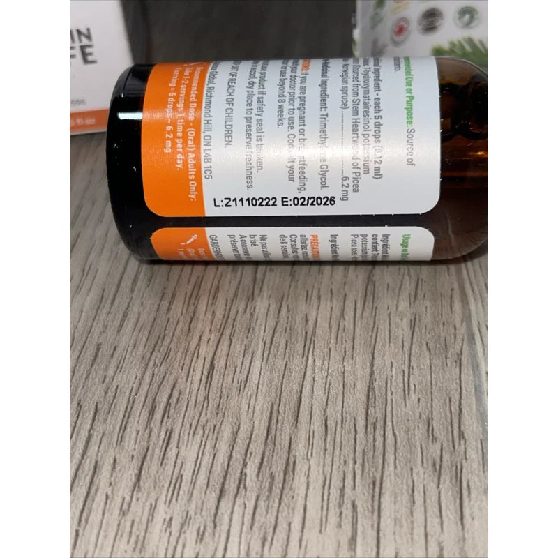 Fountain Of Life Antioxidant Spruce Extract 1 Fl Oz Sealed Damaged Box