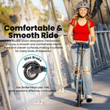 Aero A230 Adult Kick Scooter for Teens 12 or 14 Years and up, Adults Scooters with Disc Brake, Rubber Mat, Double Shock Absorption, ABEC-7 Bearing, Max 250 lbs, Foldable and Height Adjustable