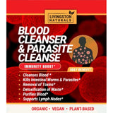 Organic Blood Cleanser & Parasite Cleanse By Livingston Natural Herbal Labs