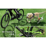 Dog Bike Leash, Hands Free Dog Leashes. Dog Bicycle Lead for Small, Medium and Large Dogs, Designed to Lead one or More Dogs with Maximum Safety, Easy Assembly Without Tools. Patented Product.