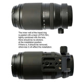 Lens Collar Tripod Mount Ring Compatible with Nikon Nikkor Z 70-180mm F2.8, Z 24-200mm f/4-6.3 VR, Z DX 50-250mm f/4.5-6.3 VR (Z-Mount), Support Bracket Holder is Arca-Swiss Fit Quick Release Plate