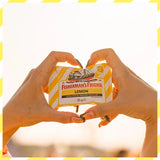 Fisherman's Friend Lemon, 24er Vorratsbox, Zitrone und Menthol Geschmack, zuckerfrei & vegan, Bonbons für frischen Atem, 24 x 25g