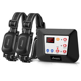 Aweec Wireless Dog Fence, Electric Fence with Dog Training Remote Control,Wireless Pet Containment System Outdoor, Adjustable Perimeter Dog Collar for Large,Medium,Small Dogs