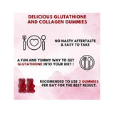 Nature Glow Glutathione Collagen Glow Cranberry 60 Organic Gummies