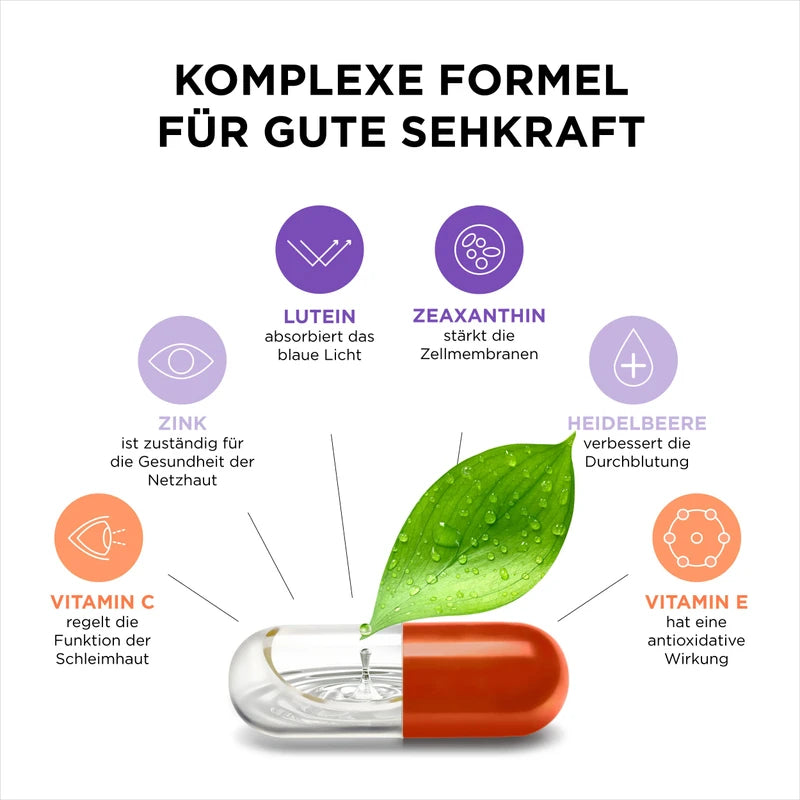 ZeaForce Perfect vision with just 1 capsule/day. Concentrated composition. Versatile effect. Liquid formula for faster effect. Laboratory tested (pack of 1)