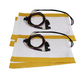 Soillar Seats Carbon Fiber Heated Seat Heater Pad Kit Car Cushion Switch 12V Universal.