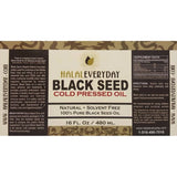 HalalEveryDay Pure Black Seed Oil - 32oz - 2-16oz Bottles of 100% Pure and Cold Pressed Black Seed - NON-GMO and Vegan - Nigella Sativa -100% Hexane Free - Halal Certified - Special Food Grade Plastic Bottle