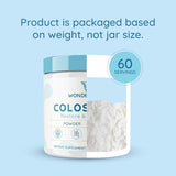 WONDERCOW Pure Bovine Colostrum Supplement Powder for Gut Health, Immune Support, and Muscle Recovery | Natural IgG Superfood, Unflavored, 60 Servings
