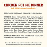 BARK BOWLS Travel-Ready Dog Food, Chicken Pot Pie Dinner, Turkey Fare Dinner & Homestyle Beef Dinner Variety Pack - 7.5 oz Tray (6 Count), Made in The USA