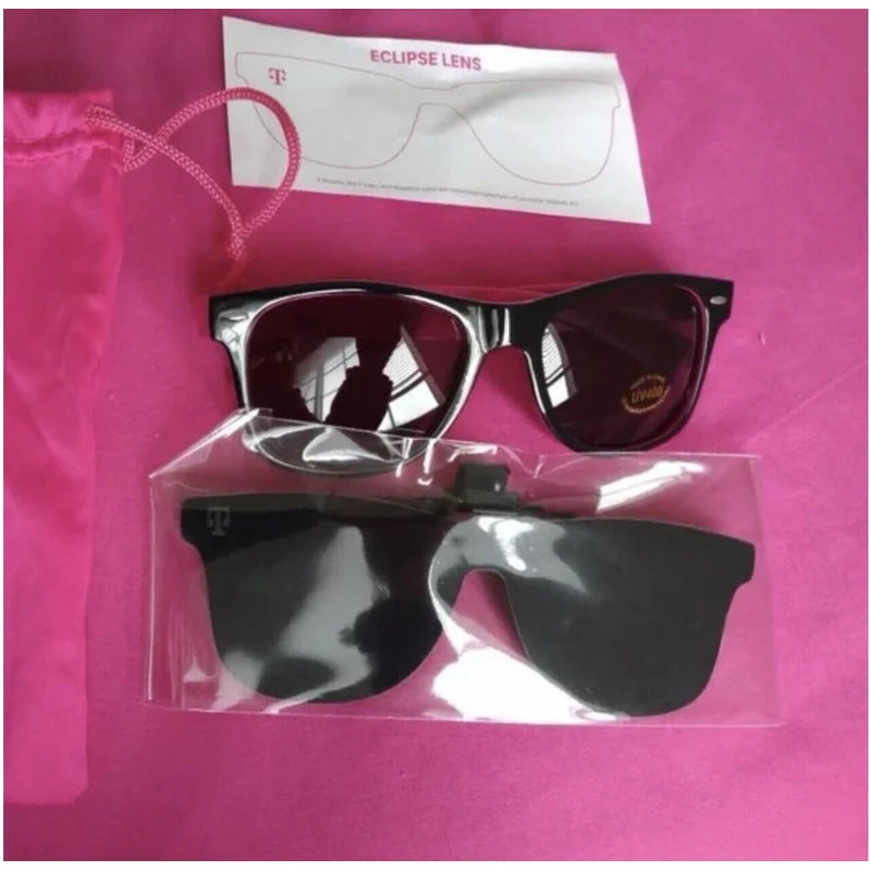 T-Mobile Sunglasses Promo Eclipse Lenses SOLAR ECLIPSE 2024 SINGLE PAIR