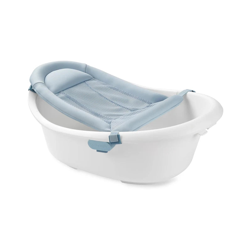 Skip Hop Baby Bath Tub 4-in-1 Grow with Baby Infant to Toddler , White