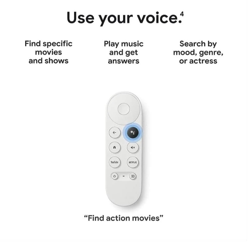 Google - Chromecast with Google TV (HD) - Streaming Stick Entertainment on Your TV with Voice Search - Watch Movies, Shows, and Live TV in 1080p HD - Snow - Specification: Default