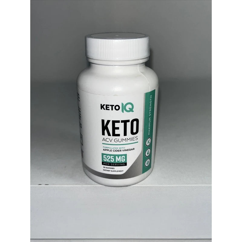 2 Bottles Of Keto IQ ACV Gummies 30ct ea/525 mg Gummies. NEW/SEALED. Exp 02/2026