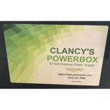 Clancy's PowerBox 12 volt power supply ice fishing camping hunting kayaking