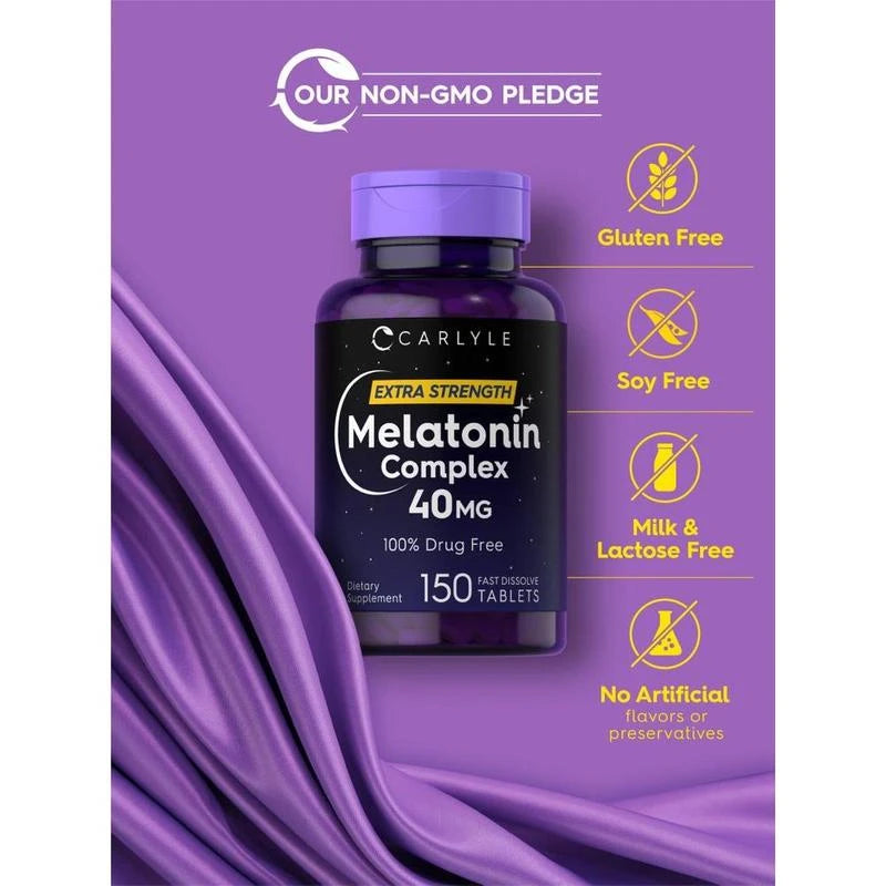 Carlyle Melatonin 40mg | 150 Tablets - Specification: Default
