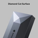 Yottamaster Aluminum M.2 NVME SSD Enclosure Adapter, 10Gbps USB 3.2 Type C to PCIe NVMe M-Key/M+B Key 2230/2242/2260/2280 SSD External Enclosure Support UASP Trim [TR-10G-SV]