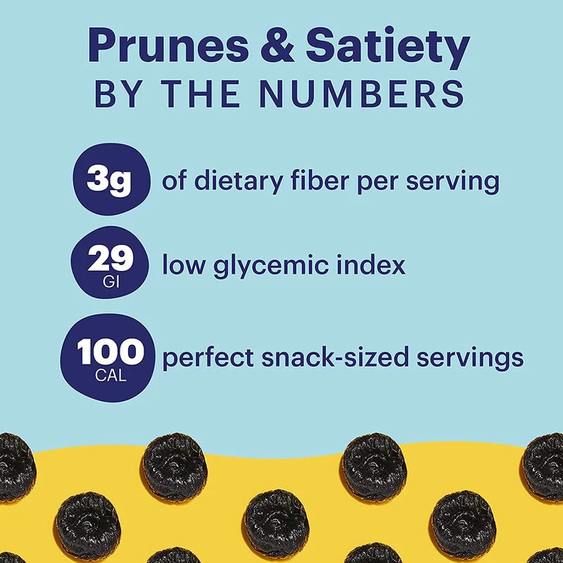 Sunsweet D'Noir Preservative Free Prunes | Pitted, Gluten Free, Vegan, Low Fat, Unsweetened, Unsulfured, No Added Sugar, No Preservatives | Dietary Fiber + other Natural Minerals | 8 oz Pouch