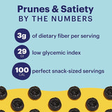 Sunsweet D'Noir Preservative Free Prunes | Pitted, Gluten Free, Vegan, Low Fat, Unsweetened, Unsulfured, No Added Sugar, No Preservatives | Dietary Fiber + other Natural Minerals | 8 oz Pouch