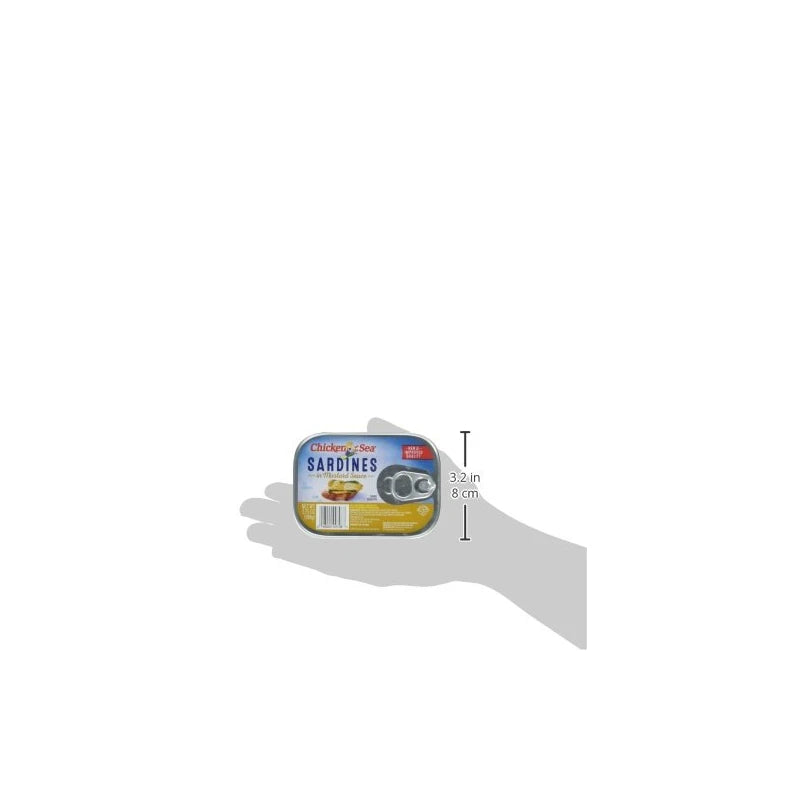 Chicken of the Sea Sardines In Mustard, 3.75 Ounce (Pack of 18)