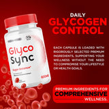 Glyco Sync Capsules - Glyco Sync Maximum Strength Sugar Support Pills, All Natural GlycoSync Once Daily Capsule for Health & Wellness Advanced Cinnamon Extract and Bilberry Formula (60 Capsules)