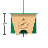 Best Bee Brothers Best Bee Brother Turbo Trap 2.0, Professional-Grade Carpenter Bee Trap for Outside with Bee Vault, Large Viewport & Spring-Loaded Door, 4.1 W x 4.8 H x 5.9 D (2 Pack)