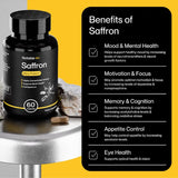 Notable Ultra-Potent Saffron Extract Capsules | 30mg | 20% Polyphenols 7.5% C...