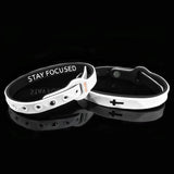 Gemvius Stay Focused Faith Bracelet - Size Adjustable - Style: Thin