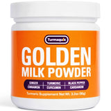 Turmaquik Organic Golden Milk Turmeric Latte, Superfood Blend of Ginger, Black Pepper, Curcumin, Cinnamon, Cardamom - Non-GMO, Vegan, Keto, Ayurvedic (3.2 Ounce)