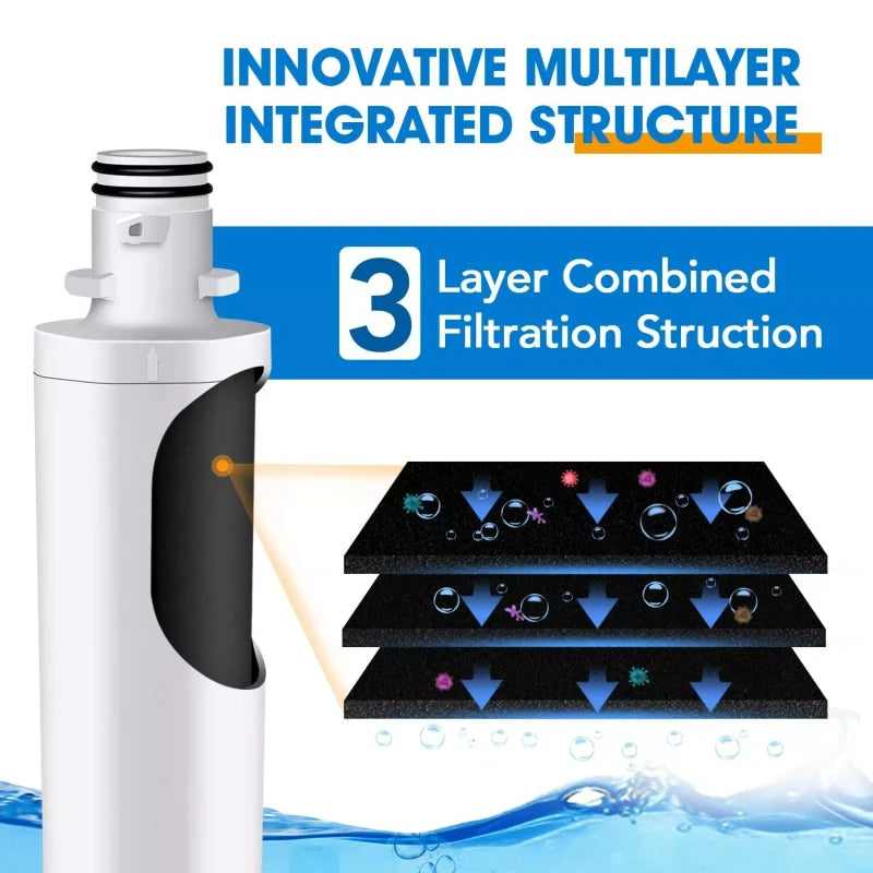 PUREPLUS  RWF4700AB Fit for LT1000P Water Filter & Air Filter AF004 3 Pack