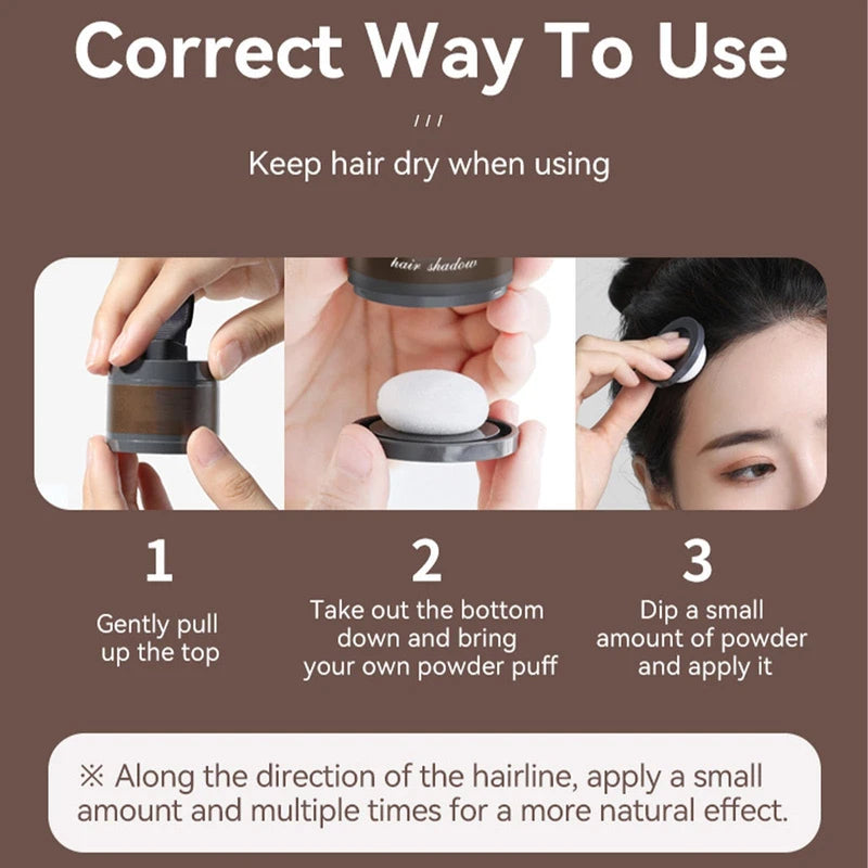 Smimvp Veinsgrain Hair Color, Veinsgrain Root Coverup, Veinsgrain Hair Powder, Veinsgrain Hair Touch Up, Veinsgrain Hairline Shadow Powder, Veins Grain Root Cover Up, Veins Grain Hair Powder-02 Auburn