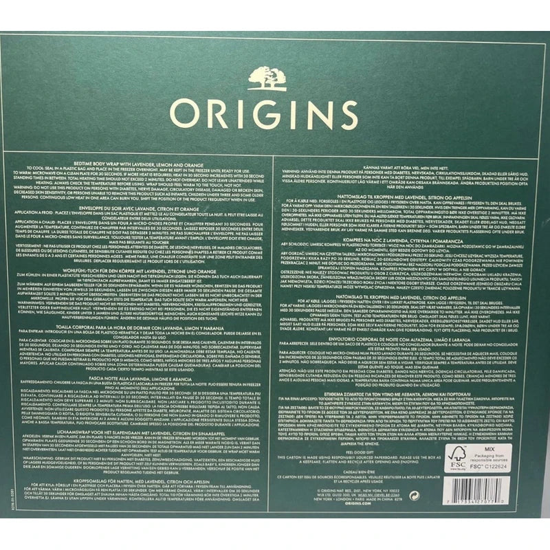 Origins Bedtime Hug Body Wrap With Lavender, Lemon, and Orange. New in Box