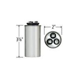 GE/Genteq 97F9895 Z97F995 97F9895BZ3 27L880 45 + 5 uf MFD 370 Volt VAC CAPCOM Replacement Round Dual Run Capacitor