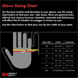 GH Heavy Duty Diamond Textured Nitrile Gloves, All Purpose 6 mil Thick Disposable Gloves, Latex & Powder Free, 100 Pack (Black), Large