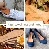 Nawemo Cedar Wood Insoles for Men (Pack of 3/3 Pairs) - The Original Premium Cedar Insoles for a Natural Foot Climate - Against Sweaty Feet, Foot Odour, Athlete's Foot and Nail Fungus, Brown, 45
