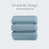 Bala Bangles - Set of 2 (1lb Each) | Adjustable Wearable Wrist & Ankle Weights | Yoga, Dance, Barre, Pilates, Cardio, Aerobics, Walking | Monochromatic Sea